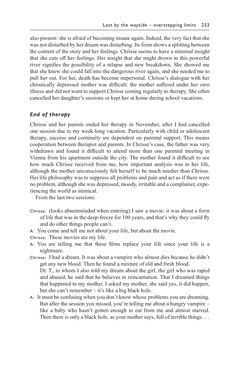 Image of the Page - 233 - in Psychoanalytic Perspectives on Puberty and Adolescence - The Inner Worlds of Teenagers and their Parents