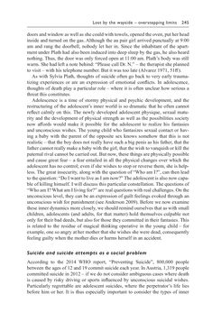 Bild der Seite - 245 - in Psychoanalytic Perspectives on Puberty and Adolescence - The Inner Worlds of Teenagers and their Parents