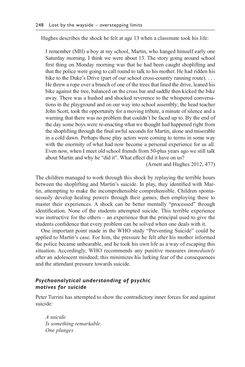 Bild der Seite - 248 - in Psychoanalytic Perspectives on Puberty and Adolescence - The Inner Worlds of Teenagers and their Parents