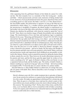 Bild der Seite - 250 - in Psychoanalytic Perspectives on Puberty and Adolescence - The Inner Worlds of Teenagers and their Parents