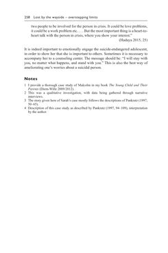 Image of the Page - 258 - in Psychoanalytic Perspectives on Puberty and Adolescence - The Inner Worlds of Teenagers and their Parents