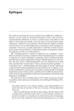 Image of the Page - 259 - in Psychoanalytic Perspectives on Puberty and Adolescence - The Inner Worlds of Teenagers and their Parents