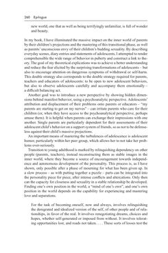 Image of the Page - 260 - in Psychoanalytic Perspectives on Puberty and Adolescence - The Inner Worlds of Teenagers and their Parents