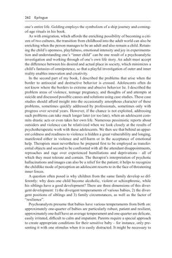 Image of the Page - 262 - in Psychoanalytic Perspectives on Puberty and Adolescence - The Inner Worlds of Teenagers and their Parents