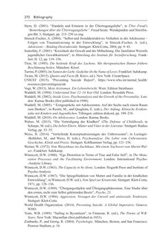 Image of the Page - 272 - in Psychoanalytic Perspectives on Puberty and Adolescence - The Inner Worlds of Teenagers and their Parents