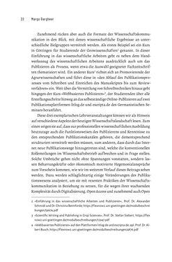 Bild der Seite - 22 - in Publikationsberatung an Universitäten - Ein Praxisleitfaden zum Aufbau publikationsunterstützender Services