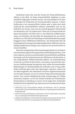 Image of the Page - 22 - in Publikationsberatung an Universitäten - Ein Praxisleitfaden zum Aufbau publikationsunterstützender Services