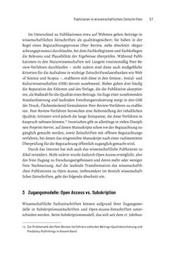 Image of the Page - 57 - in Publikationsberatung an Universitäten - Ein Praxisleitfaden zum Aufbau publikationsunterstützender Services