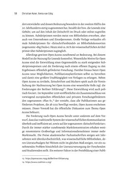 Image of the Page - 58 - in Publikationsberatung an Universitäten - Ein Praxisleitfaden zum Aufbau publikationsunterstützender Services