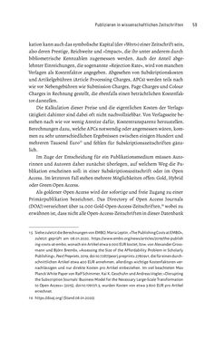 Image of the Page - 59 - in Publikationsberatung an Universitäten - Ein Praxisleitfaden zum Aufbau publikationsunterstützender Services