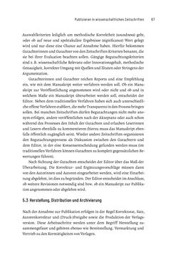 Image of the Page - 67 - in Publikationsberatung an Universitäten - Ein Praxisleitfaden zum Aufbau publikationsunterstützender Services