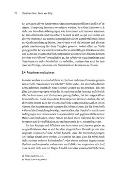 Image of the Page - 72 - in Publikationsberatung an Universitäten - Ein Praxisleitfaden zum Aufbau publikationsunterstützender Services