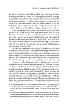 Bild der Seite - 81 - in Publikationsberatung an Universitäten - Ein Praxisleitfaden zum Aufbau publikationsunterstützender Services