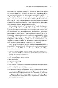 Image of the Page - 85 - in Publikationsberatung an Universitäten - Ein Praxisleitfaden zum Aufbau publikationsunterstützender Services