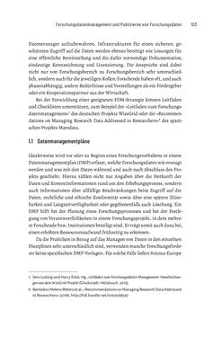 Bild der Seite - 103 - in Publikationsberatung an Universitäten - Ein Praxisleitfaden zum Aufbau publikationsunterstützender Services