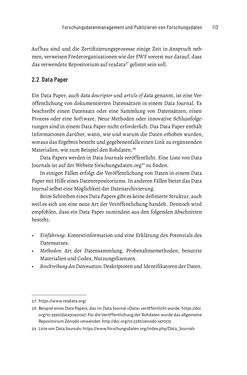 Bild der Seite - 113 - in Publikationsberatung an Universitäten - Ein Praxisleitfaden zum Aufbau publikationsunterstützender Services