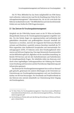 Bild der Seite - 115 - in Publikationsberatung an Universitäten - Ein Praxisleitfaden zum Aufbau publikationsunterstützender Services