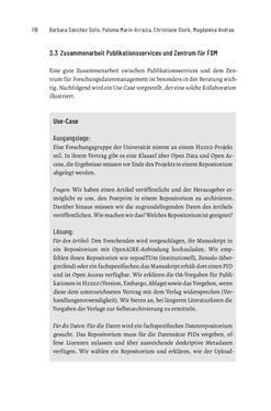 Image of the Page - 118 - in Publikationsberatung an Universitäten - Ein Praxisleitfaden zum Aufbau publikationsunterstützender Services