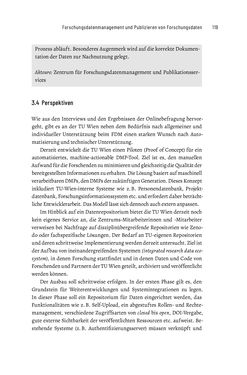 Bild der Seite - 119 - in Publikationsberatung an Universitäten - Ein Praxisleitfaden zum Aufbau publikationsunterstützender Services