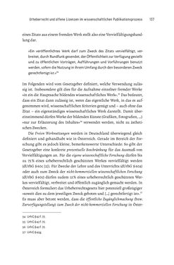 Bild der Seite - 137 - in Publikationsberatung an Universitäten - Ein Praxisleitfaden zum Aufbau publikationsunterstützender Services