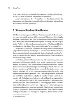 Image of the Page - 158 - in Publikationsberatung an Universitäten - Ein Praxisleitfaden zum Aufbau publikationsunterstützender Services