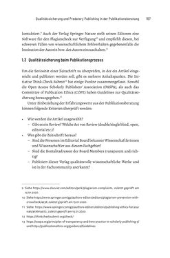 Image of the Page - 167 - in Publikationsberatung an Universitäten - Ein Praxisleitfaden zum Aufbau publikationsunterstützender Services