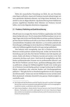Image of the Page - 172 - in Publikationsberatung an Universitäten - Ein Praxisleitfaden zum Aufbau publikationsunterstützender Services