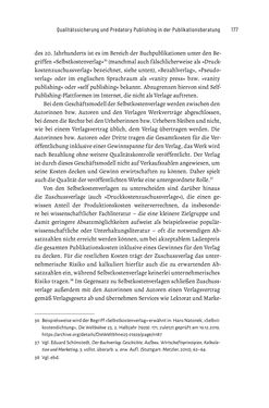 Image of the Page - 177 - in Publikationsberatung an Universitäten - Ein Praxisleitfaden zum Aufbau publikationsunterstützender Services