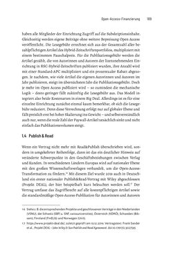 Image of the Page - 189 - in Publikationsberatung an Universitäten - Ein Praxisleitfaden zum Aufbau publikationsunterstützender Services