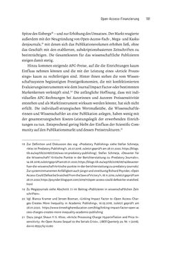 Image of the Page - 191 - in Publikationsberatung an Universitäten - Ein Praxisleitfaden zum Aufbau publikationsunterstützender Services