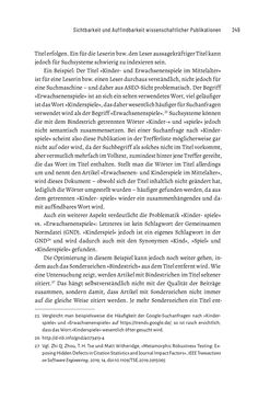 Image of the Page - 249 - in Publikationsberatung an Universitäten - Ein Praxisleitfaden zum Aufbau publikationsunterstützender Services