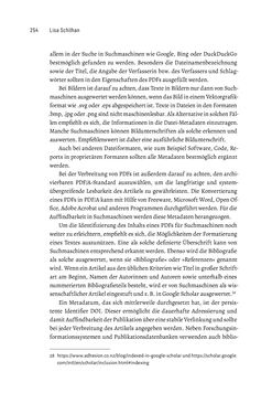 Image of the Page - 254 - in Publikationsberatung an Universitäten - Ein Praxisleitfaden zum Aufbau publikationsunterstützender Services