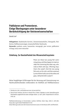 Bild der Seite - 259 - in Publikationsberatung an Universitäten - Ein Praxisleitfaden zum Aufbau publikationsunterstützender Services