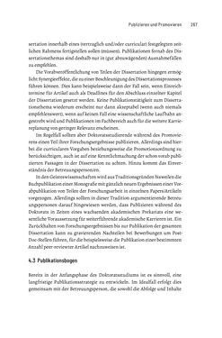 Bild der Seite - 267 - in Publikationsberatung an Universitäten - Ein Praxisleitfaden zum Aufbau publikationsunterstützender Services