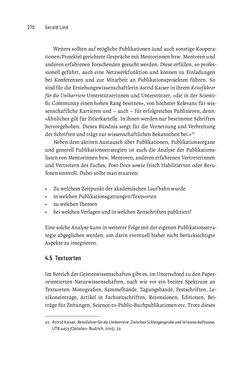 Bild der Seite - 270 - in Publikationsberatung an Universitäten - Ein Praxisleitfaden zum Aufbau publikationsunterstützender Services