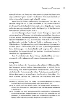 Bild der Seite - 271 - in Publikationsberatung an Universitäten - Ein Praxisleitfaden zum Aufbau publikationsunterstützender Services