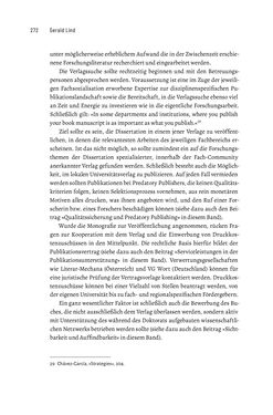 Bild der Seite - 272 - in Publikationsberatung an Universitäten - Ein Praxisleitfaden zum Aufbau publikationsunterstützender Services