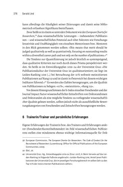 Bild der Seite - 276 - in Publikationsberatung an Universitäten - Ein Praxisleitfaden zum Aufbau publikationsunterstützender Services