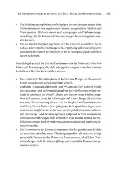 Image of the Page - 293 - in Publikationsberatung an Universitäten - Ein Praxisleitfaden zum Aufbau publikationsunterstützender Services