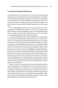 Image of the Page - 301 - in Publikationsberatung an Universitäten - Ein Praxisleitfaden zum Aufbau publikationsunterstützender Services
