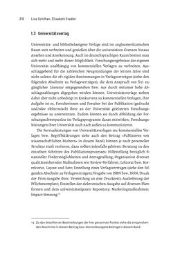Image of the Page - 318 - in Publikationsberatung an Universitäten - Ein Praxisleitfaden zum Aufbau publikationsunterstützender Services
