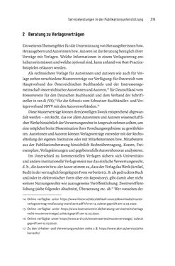 Image of the Page - 319 - in Publikationsberatung an Universitäten - Ein Praxisleitfaden zum Aufbau publikationsunterstützender Services