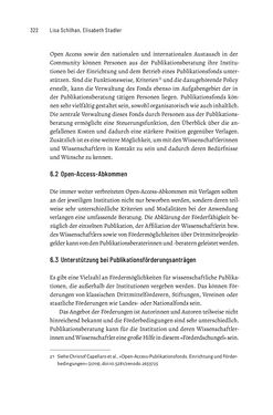 Image of the Page - 322 - in Publikationsberatung an Universitäten - Ein Praxisleitfaden zum Aufbau publikationsunterstützender Services