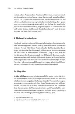 Image of the Page - 324 - in Publikationsberatung an Universitäten - Ein Praxisleitfaden zum Aufbau publikationsunterstützender Services