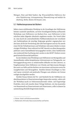 Image of the Page - 330 - in Publikationsberatung an Universitäten - Ein Praxisleitfaden zum Aufbau publikationsunterstützender Services