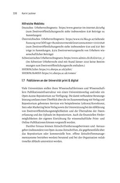 Bild der Seite - 336 - in Publikationsberatung an Universitäten - Ein Praxisleitfaden zum Aufbau publikationsunterstützender Services