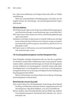 Bild der Seite - 338 - in Publikationsberatung an Universitäten - Ein Praxisleitfaden zum Aufbau publikationsunterstützender Services