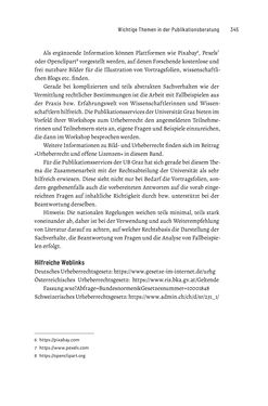 Image of the Page - 345 - in Publikationsberatung an Universitäten - Ein Praxisleitfaden zum Aufbau publikationsunterstützender Services