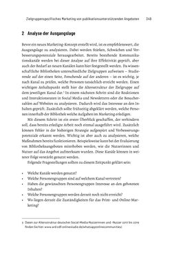 Image of the Page - 349 - in Publikationsberatung an Universitäten - Ein Praxisleitfaden zum Aufbau publikationsunterstützender Services