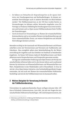 Image of the Page - 371 - in Publikationsberatung an Universitäten - Ein Praxisleitfaden zum Aufbau publikationsunterstützender Services